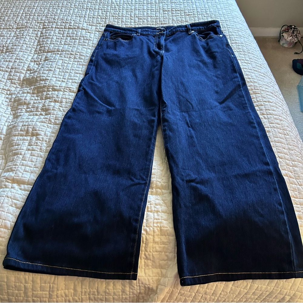 J. McLaughlin Bootcut Dark Wash Jeans NWOT 12